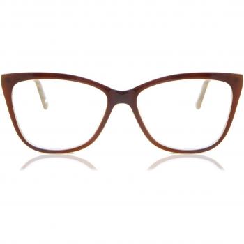 Gafas Cat Eye Armazón Completo de Plástico Marrón para Mujer - Gafas Anti-Azules - SmartBuy Collection