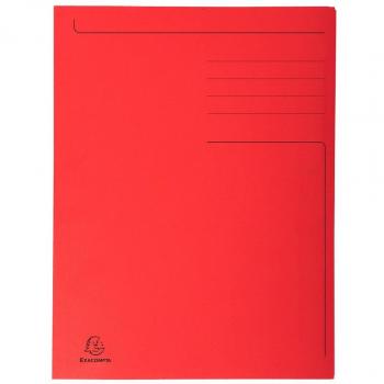 100 Subcarpetas 3 solapas Forever® impresas - Exacompta 449003E - 280 g/m2 Rojo