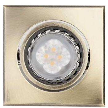 Tvtech. Gigcl10Gu-Sb-40W - Foco bascul led gu10 4w met bronce cdo megaled