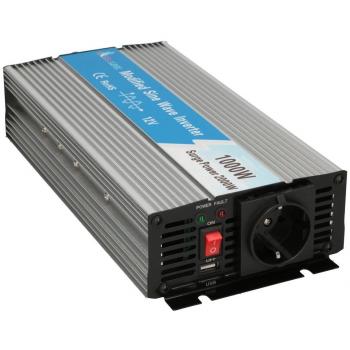 Inversor de corriente Extralink VOLTAGE CONVERTER 12V - 230V, 1000W, MODIFIED SINUS OPIM-1000W