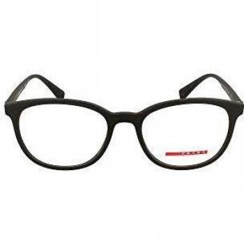 Prada LINEA ROSSA 0PS 07LV Monturas de gafas, Black Rubber, 53 para Hombre