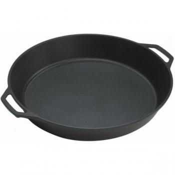 17 Inch Heavy-Duty Cast Iron Skillet with Dual Handles