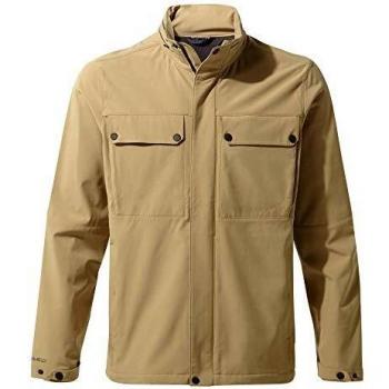 Craghoppers Chaqueta Dunham Soft Shell para hombre, Hombre, CML067 Y3Y50, Raffia., S