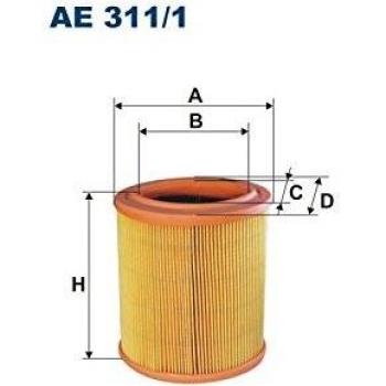 Filtron AE311/1 Compartimentos de Motor