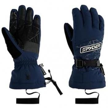 Guantes de esquí Spyder Overweb GORE-TEX para hombre, color azul marino, talla XL