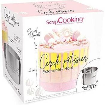 ScrapCooking 1914 Círculo de pastelería, Acero Inoxidable
