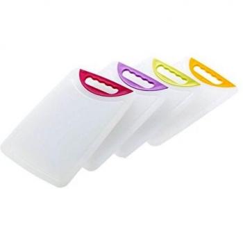 Tablero de Corte Ecoplast 32 x 21 cm en PVC - Tulipano Tortora/Verde/Rojo/Mandarina