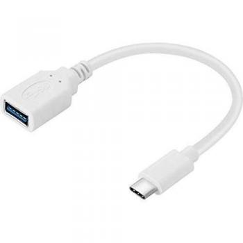 Sandberg USB 3.1 Type-C to USB 3.0 Adapter Cable, 10cm Length, with a 5 Year Warranty - Model No: 136-05