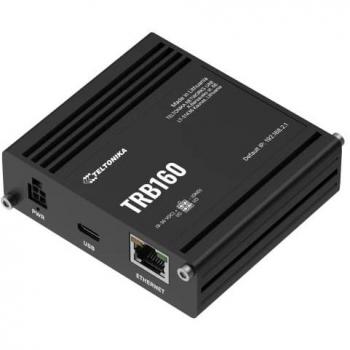 Router Teltonika TRB160 4G LTE Cat6 IoT-Gateway con interfaz Ethernet y soporte hasta 1000 Mbit/s