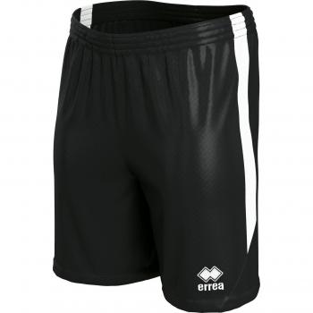 Erreà TI-MOTHY SHORT AD Negro - Pantalones cortos de deporte, color negro, tela ligera y transpirable, diseño ergonómico, con tecnología de secado rápido, ideal para actividades deportivas y entrenamiento