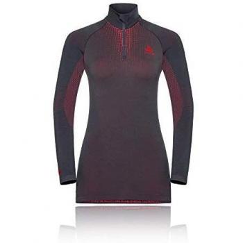 Odlo Performance Warm Women's Half Cremallera Turtleneck Top - S