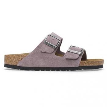 Birkenstock Arizona Faded Purple Suede Women's Sliders, Size 8 US, Autumn/Winter Collection