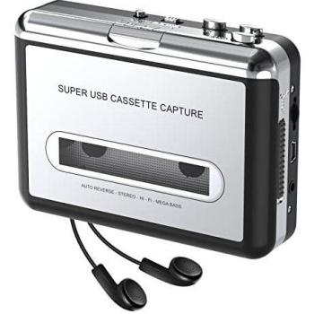 DIGITNOW! Reproductor USB de casete para convertirlos a MP3 mediante el PC