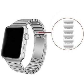 Apple Watch Correa Pinhen Acero Inoxidable Pulsera con Cierre de Mariposa Reemplazo de Banda para Apple Watch Todos los Modelos 38MM 42MM