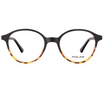 Polar 531 Kids With Clip-On 477 Kids' Eyeglasses Tortoiseshell Size 46 - Blue Light Block Available