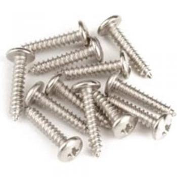 Fender 3x1/2 Truss-head Control Plate Mounting Screws, 12 Pieces
