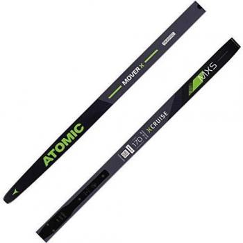 ATOMIC Mover XCRUISE SKINTEC-Med Esquís, Adultos Unisex, Black/Green/White
