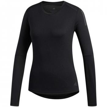 adidas Own The Run LS Long Sleeved t-Shirt, Mujer, Black, M