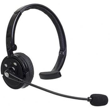 Willful Auriculares Inalámbricos con Bluetooth para Camioneros, con Micrófono sobre un Cabezal Único Cancelación de Ruidos para Uso en Oficinas, Camioneros, Conductores, Manos Libres para Iphones/Teléfonos Inteligentes con Android