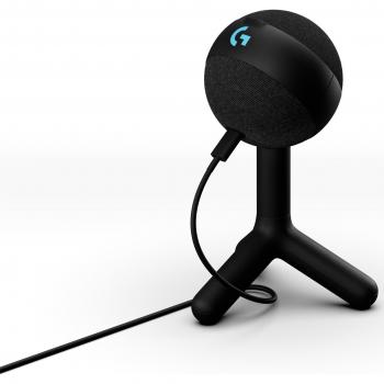 Logitech G Yeti Orb LIGHTSYNC RGB Micrófono Gaming de Condensador USB Negro, Cable HDMI Logitech 988-000551 Negro 2 m