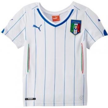PUMA Trikot Figc Italia Kids Away Shirt Replica - Prenda, color blanco, talla 12 años