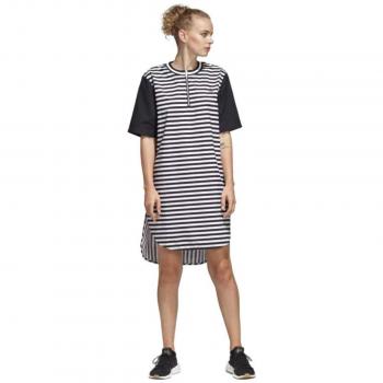 adidas Dress Vestido, Mujer, Negro/Blanco, 34