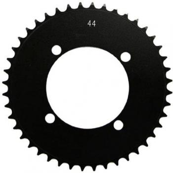 MSC Bikes MSC Aluminium CNC 4Brazos 104 mm 44D - Plato de ciclismo, color negro