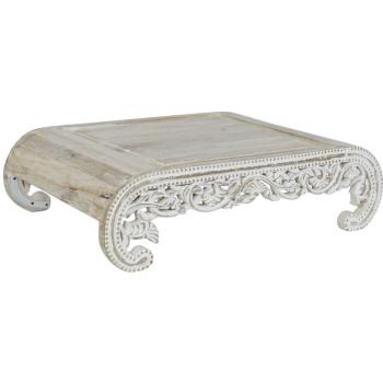 Mesa auxiliar DKD Home Decor Blanco Madera de mango 89 x 63,5 x 25,4 cm