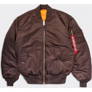 Alpha Industries MA-1 Bomber Jacket Regular Fit, Hunter Brown, Male, Size: S