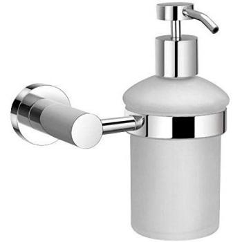 Maurer 5421155 - Dispensador inoxidable de pared, cristal frost