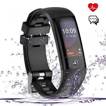 Pulsera de Actividad, Yakuin Pulsera Inteligente G16 Fitness Tracker Smartwatch IP67 Impermeable Activity Tracker Pantalla táctil Colorida con Monitorización de la Frecuencia Cardíaca, Presión Arterial, Monitor de Sueño, Calorías Quemadas, Ruta Pint
