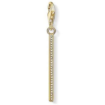 Charm Thomas Sabo Mujer 1577-414-14 | Plata de Ley Dorada con Circonita Blanca