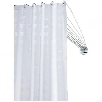 Barra de Cortina de Ducha Umbrella Sealskin, Metal, 80 x 8 x 5,5 cm