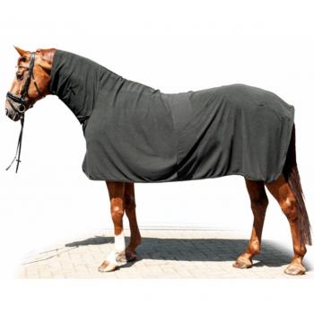 HKM 44209171.0016 Mr. Feel Warm - Manta para Caballo, Color Negro y Plateado