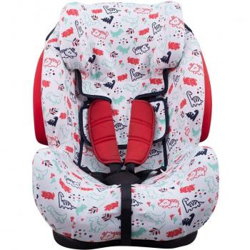 Funda para silla de coche JYOKO compatible con Be Cool, Thunder y Foppapedretti Jyoko Dino Party
