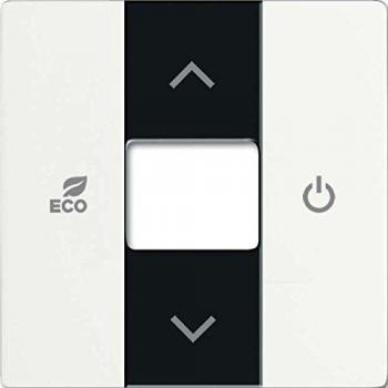 Busch-Jaeger 6235-884 Matte White Central Plate for Room Temperature Controller