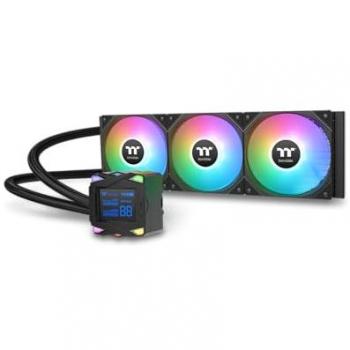 Refrigeración Líquida Todo en Uno Thermaltake LA360-S ARGB 360mm con 3 Ventiladores PWM y Sincronización RGB, Negro