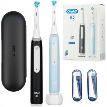 Braun Oral-B iO 3 cepillo de dientes eléctrico set DUO negro y azul