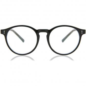 Gafas Anti-Azules Oval Montuta Completa Plástico Negras Armazones para Hombre - SmartBuy Collection