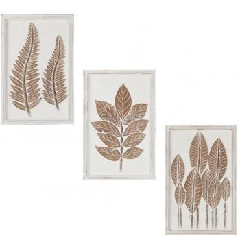 vidaXL Hand-Carved Wall Panels 3 pcs MDF 40x60x1.5 cm