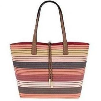 Parfois - Shopper All In Stripes - Mujeres - Tallas L - Rojo