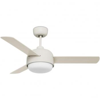 Leds-c4 klar - Luminaria con ventilador klar 40w blanco antiguo