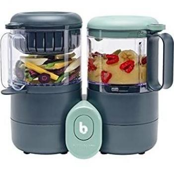 Babymoov Nutribaby One Robot multifunción bebé 4 en 1 - vaporera-batidora - Diversificación alimentaria