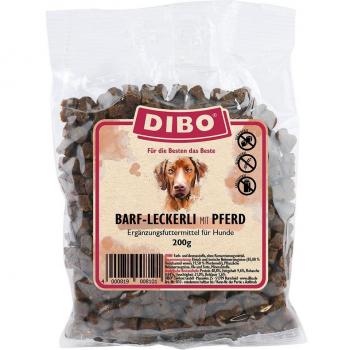DIBO BARF Snacks de Caballo para Perros - Pack Económico: 2 x 200 g
