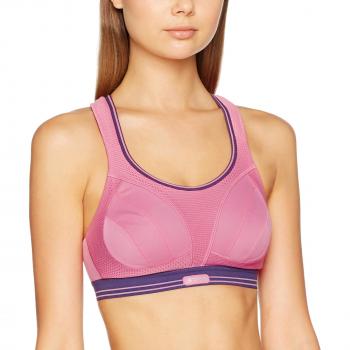 Shock Absorber Ultimate Run Sujetador de Deporte, Mujer, Rosa y Morado, 34F