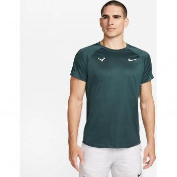 Nike Dri-Fit RAFA Camiseta De Manga Corta Hombres - Verde Oscuro