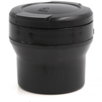 sourcingmap® Negro auto coche de plástico en forma de cilindro del cigarrillo Cenicero Ceniza soporte del contenedor