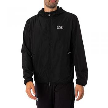 EA7 Emporio Armani Men's Regular Fit Lightweight Bomber Jacket - Black - Size XXL