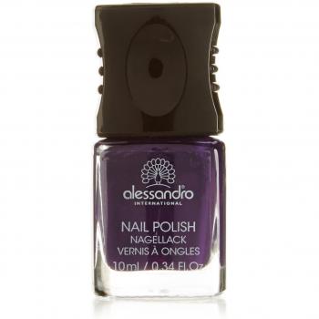 Laca de Uñas Alessandro 10 ml - Color Blackberry (Rosa Brillante y Lila Sexy)