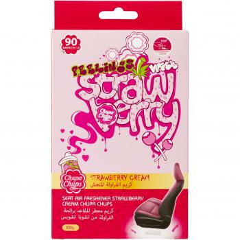 Chupa Chups CHP900EU Ambientador Debajo del Asiento Crema De Fresas, Color Rosa